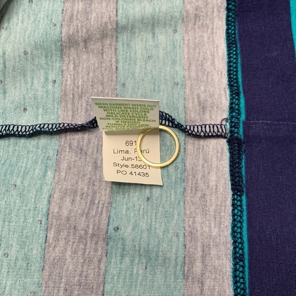 Lilly Pulitzer Gretchen Striped T-shirt Dress Size XS - Picture 7 of 7